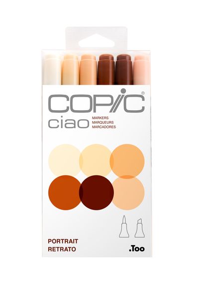 Copic Ciao 6pc Portrait Set