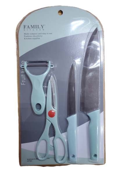 Two Knives Peeler And Scissor