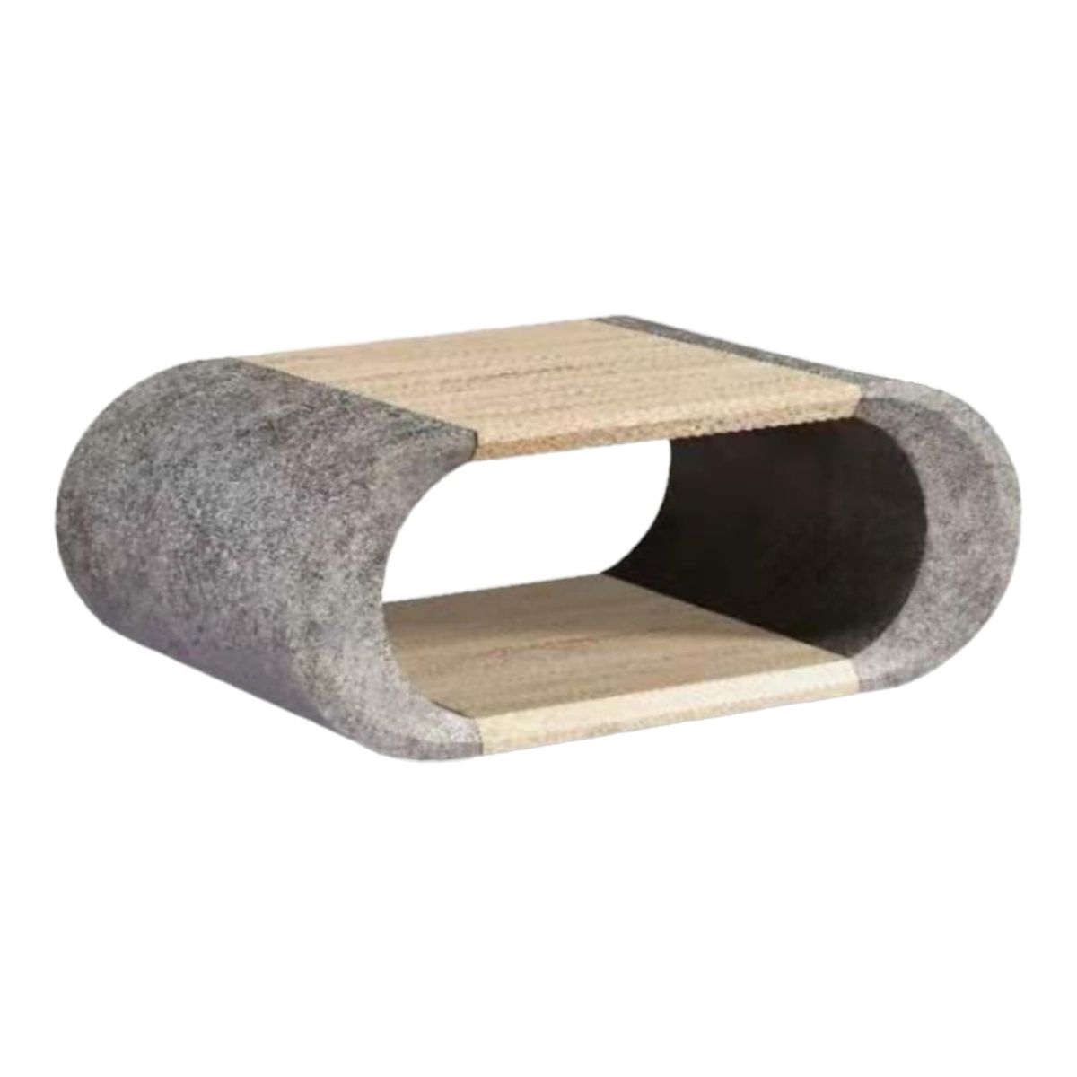 Oval Shape Coffee Table - Cream And Grey | Shop Today. Get it Tomorrow! | takealot.com