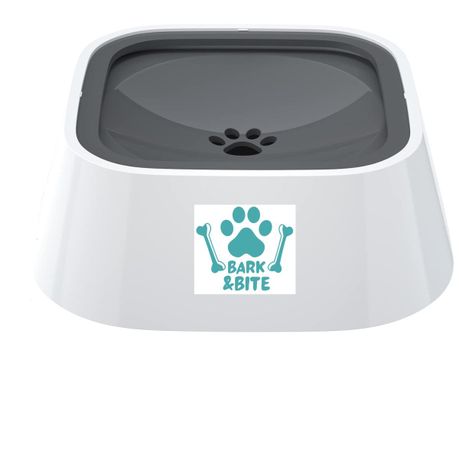 Bark & Bite Pet Water Bowl, No Spill, No-Slip, Slow Water Feeder - 1.5L Image