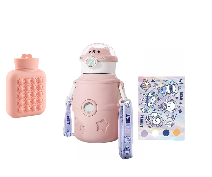 Insulated Astronaut Kids Thermos Water Bottle
