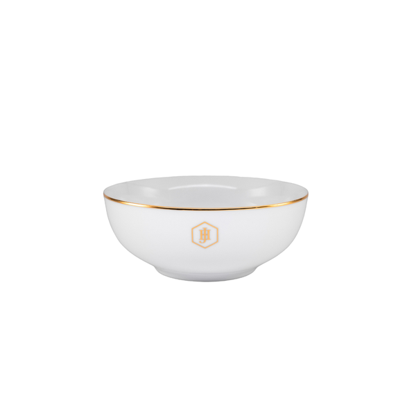 JAN - Gold Rimmed Cereal Bowl Set of 4