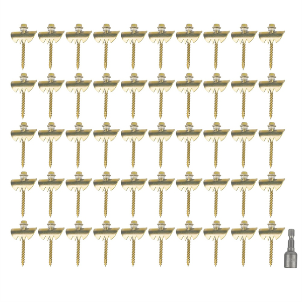 50 Pcs Zinc Alloy Wire Fencing Fasteners for Softwoods Fence Nail