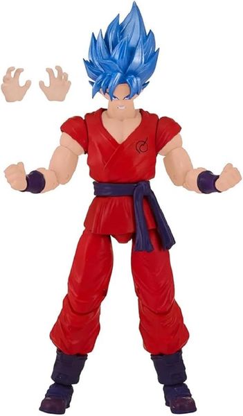 DB Super Dragon Stars SS Blue Kaioken X10 Goku Figure