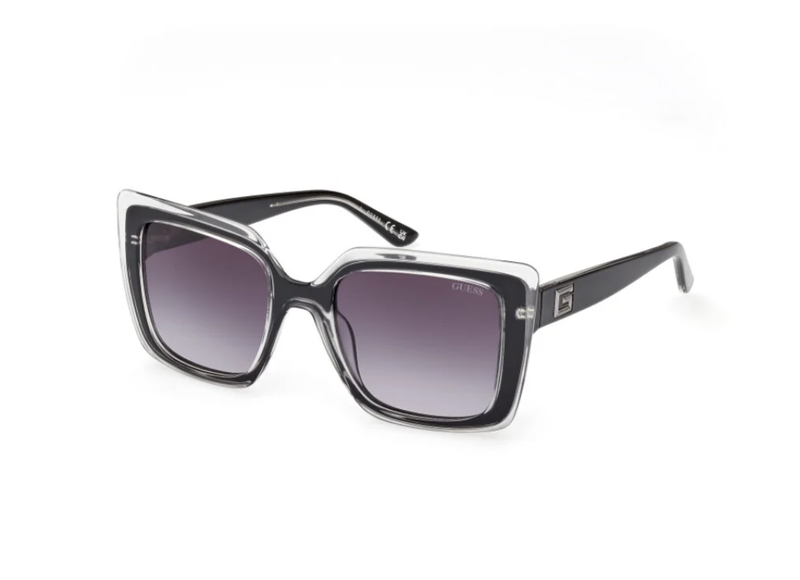 Guess Black Square Sunglasses GU7908 05B 52/20/140 x3