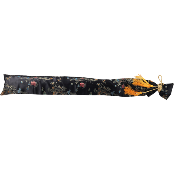 135cm Dragon and Phoenix Katana Samurai Sword Bag Tissu Black