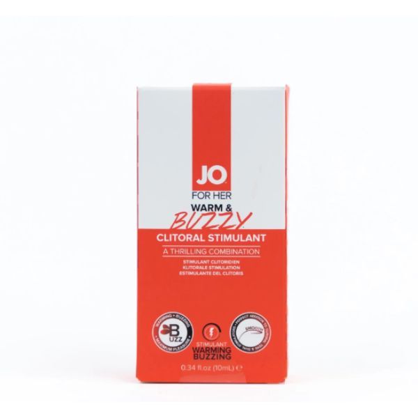 JO For Her Warm And Buzzy Clitoral Stimulant 10ml