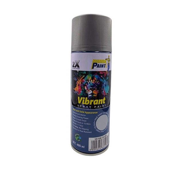Black Mamba 400ml Fine Silver Spray Paint