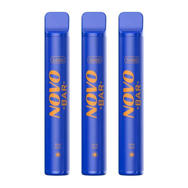 8W - 600 Puffs - Blue Razz - 3 Pack image