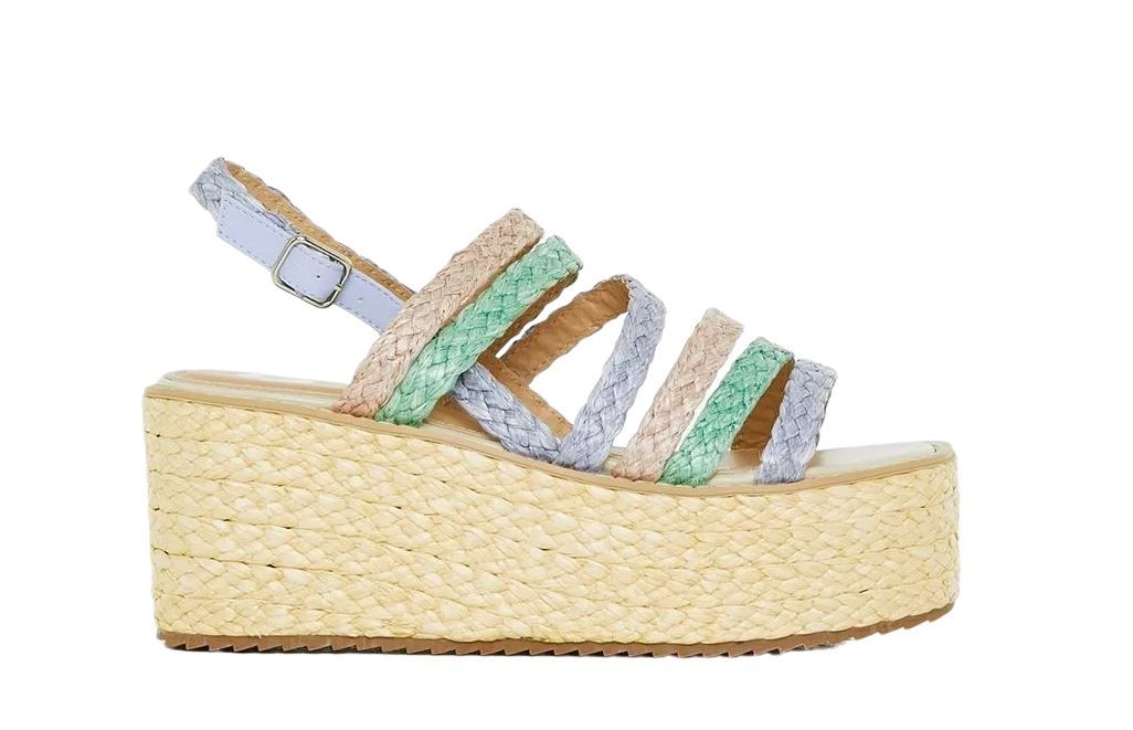 Footwork - Rafia Slingback Espadrille Ladies Heel - Beige | Shop Today ...