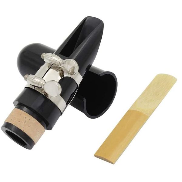 Mouthpiece Kit,Includes Ligature+Clarinet Reed 2.5+Black Clarinet Cap