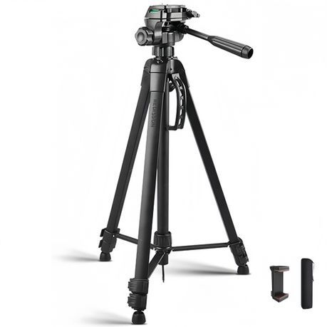 66" Aluminum Camera Tripod, Lightweight Tripod Stand for DSLR & Laser Level Image