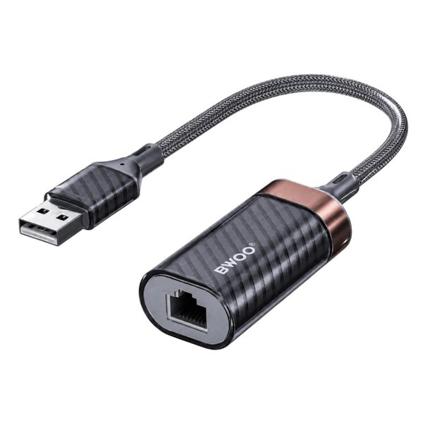 Bwoo Network Adaptor Usb-a to Eathernet Network Adaptor