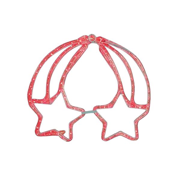ACDC - LED Motif Double Star Light (360×420mm)