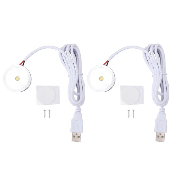 5V USB LED Showcase Lamp 4.2ft Cable White
