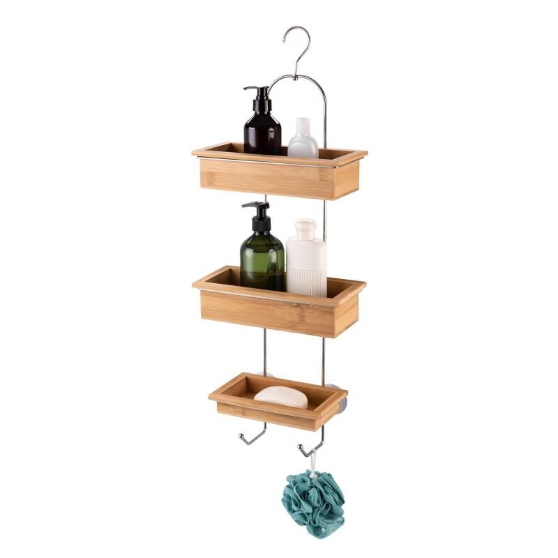Shower 3 Tier Basket Sensea Bamboo and Metal