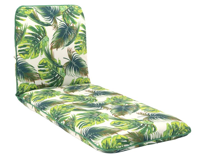 Economy Lounger Cushion Monster Leaf Green 186cm X 58cm X 5cm