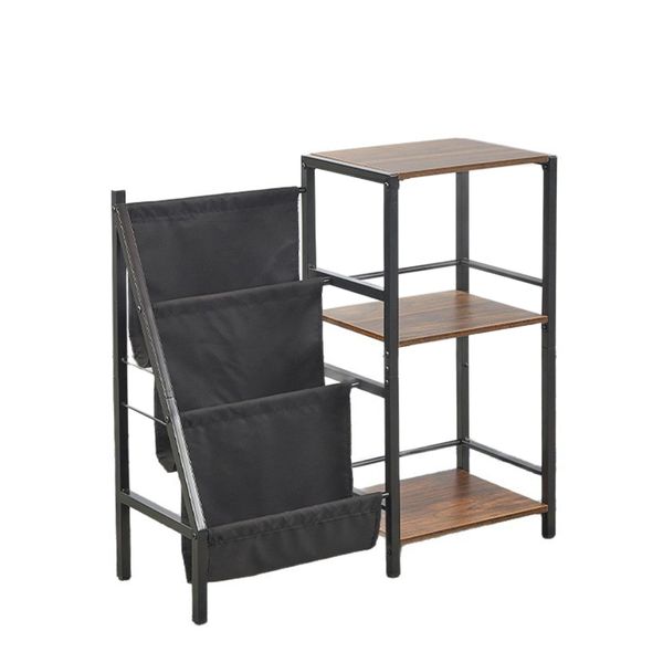 3-Tier Record Player Stand Vinyl Record Display Shelf Media Console Cabinet