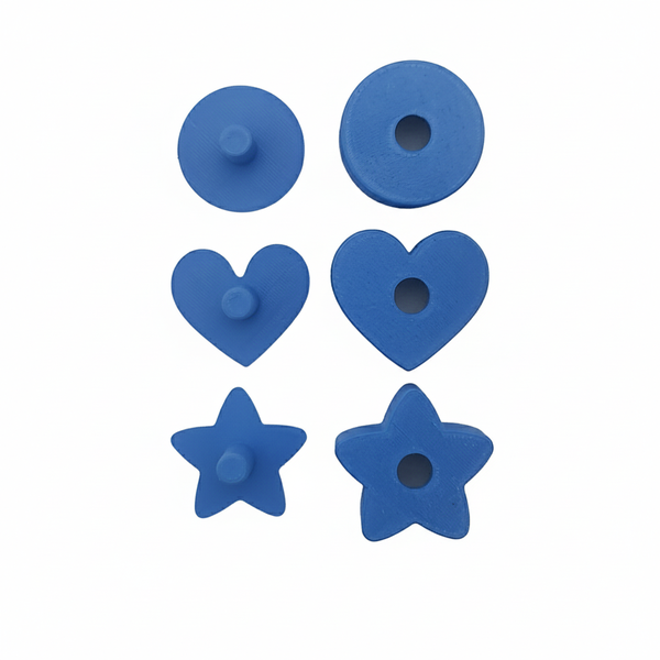 Mini Cake Pop Mould Set - 3 Shapes - 3D Printed - 4 × 4 × 2 cm