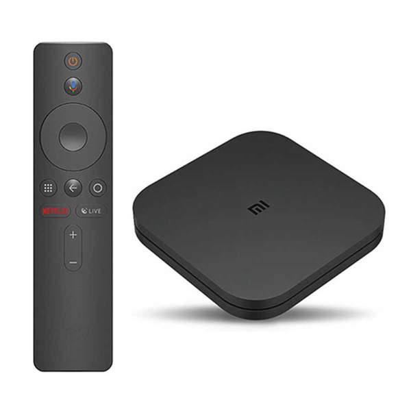Mi box latest Android TV Box supports voice controls and your favorite app