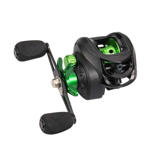 Fishing Reel 7.2:1 Gear Ratio Max Drag 8kg Bait Casting Reel with Aluminum