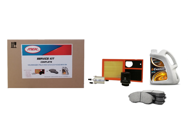 MBL Volkswagen Polo Vivo 1.4/1.6(2010-ON) CLP+CLS Complete Service Kit