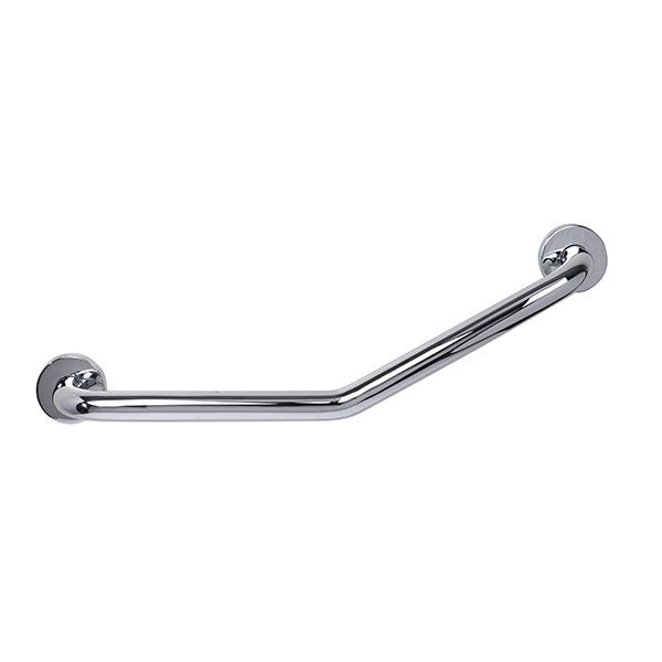 Croydex Angled Stainless Steel Grab Bar 600mm | Buy Online in South ...