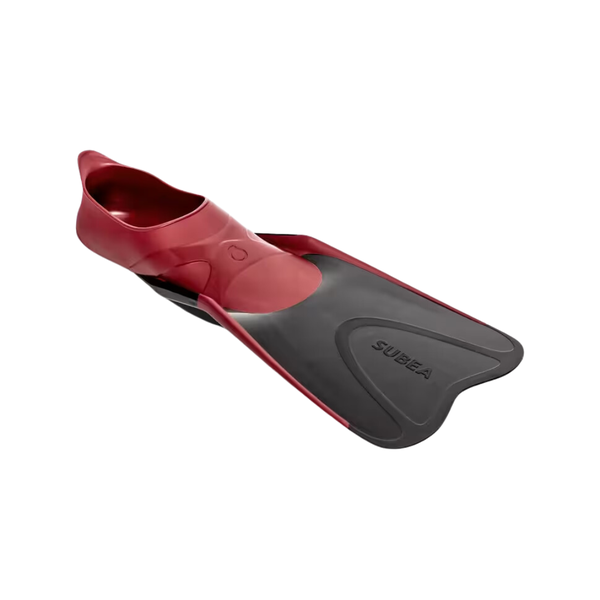 Subea Diving Fins - FF 100 Black and Burgundy