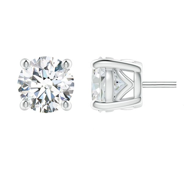 Civetta Spark Georgia 8mm Studs-Swarovski Clear Crystal