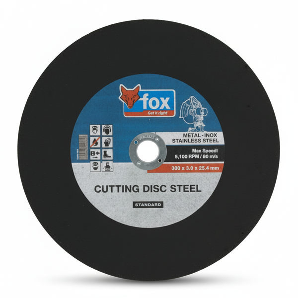 Fox - Cutting Disc Steel for Metal Cutting - 300mm x 3mm