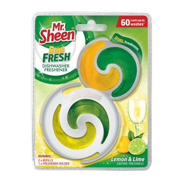 Mr Sheen Dishwasher Refresher Holder Includes 2 Refills - 3 Pack