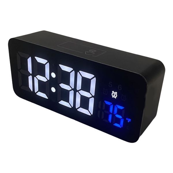 Rechargeable Large LED Display Alarm Clock -6612T