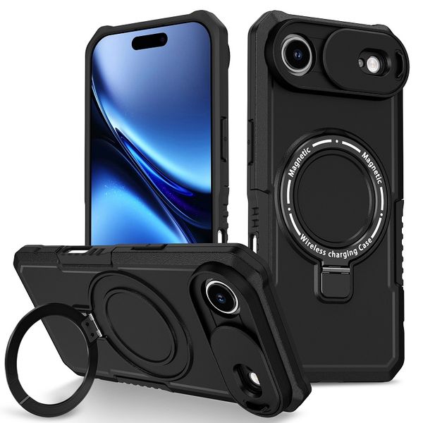Slide Camera Lens Cover Compatible With iPhone 17 Air with Magnetic Holder
