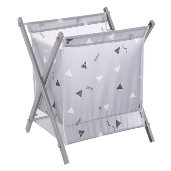 Laundry Basket Clothes Hamper Organizer - Grey