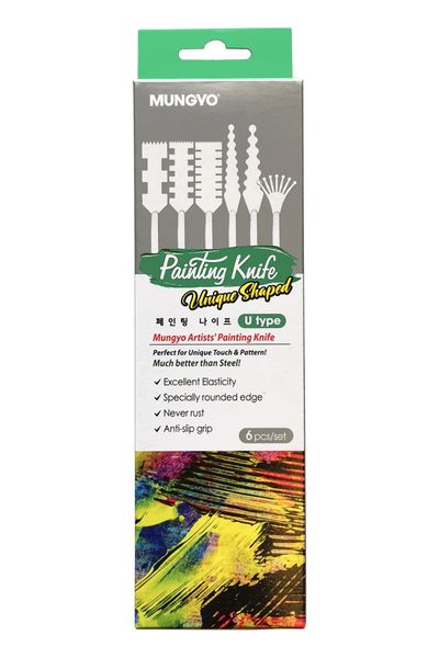 Mungyo Artist's Palette &amp; Painting Knife Set (Unique)