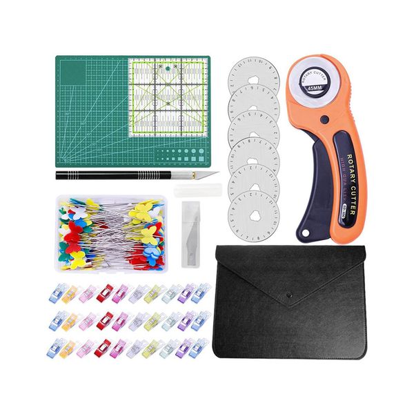 Rotary Cutter Kit Cutter Craft Tool Kit for Fabric Sewing Quilting