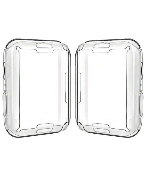 2Pcs Transparent Protective Case Compatible With Apple Watch Series 10 42mm