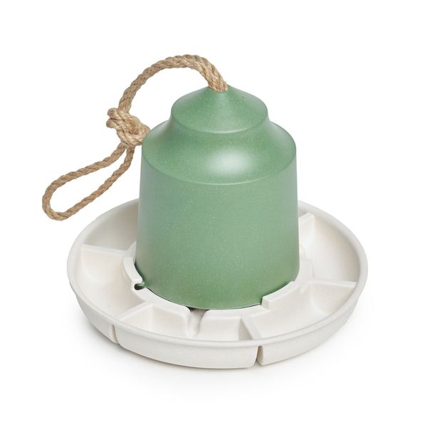 Green Silo Bird Feeder 18x14cm