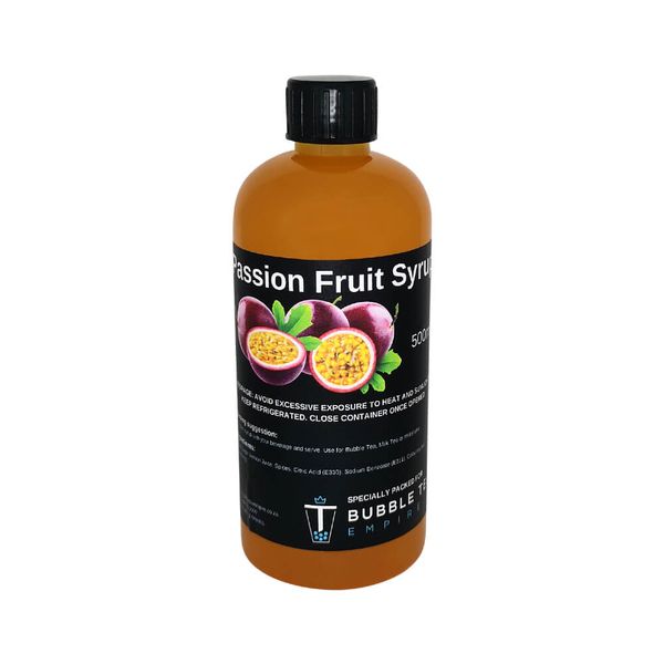 Bubble Tea Empire - Syrup - Passionfruit - 500ml Bottle