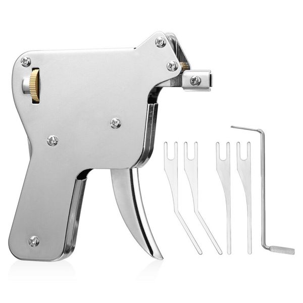 6 Piece Strong Steel Locksmith Unlocking Tools Training Extractor