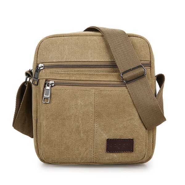 Canvas Shoulder Bag Casual Bag Sling Small Waterproof Business Handbag
