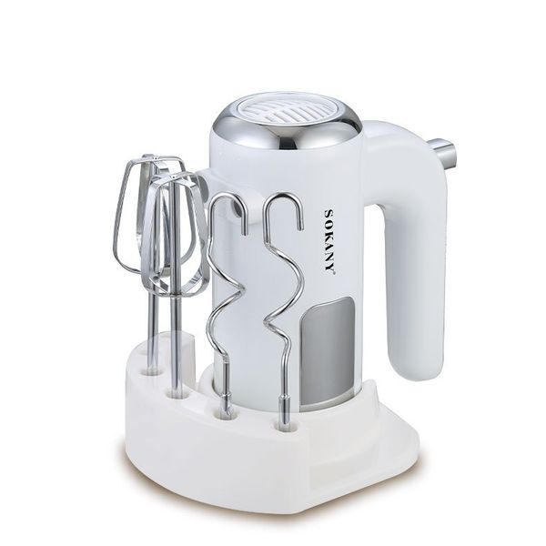 2-in-1 Multi-Speed Hand Mixer with Storage Stand