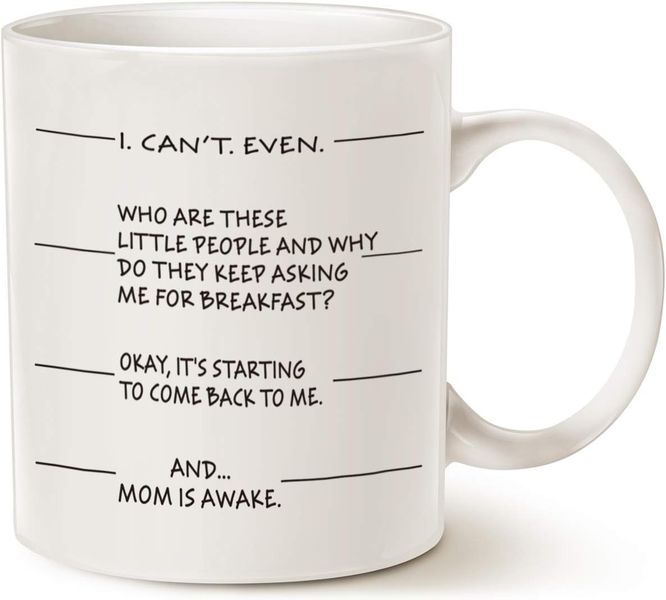 Mom is awake-Father's day-Valentines-Mother's day-Christmas Mug