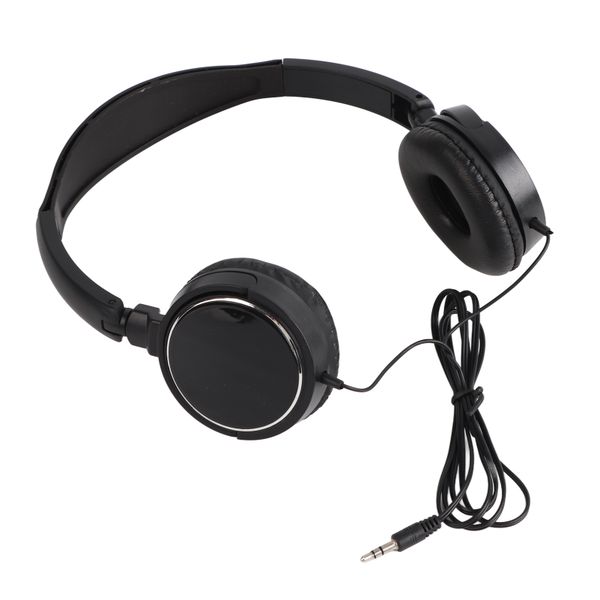 Foldable wired stereo headphones