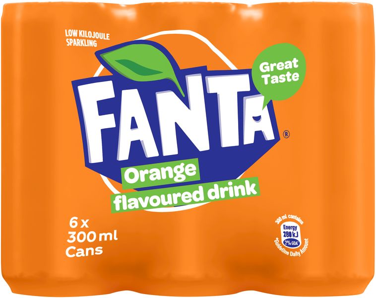 Fanta Orange 300ml x 6