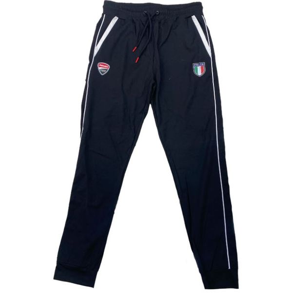 DUCATI - Black/White Mens Track Pants/Joggers