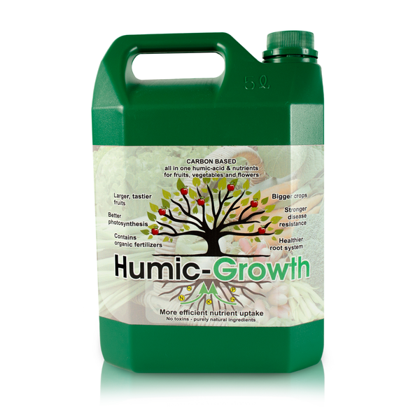Humic-Growth Carbon Based Liquid Fertilizer - 5 L