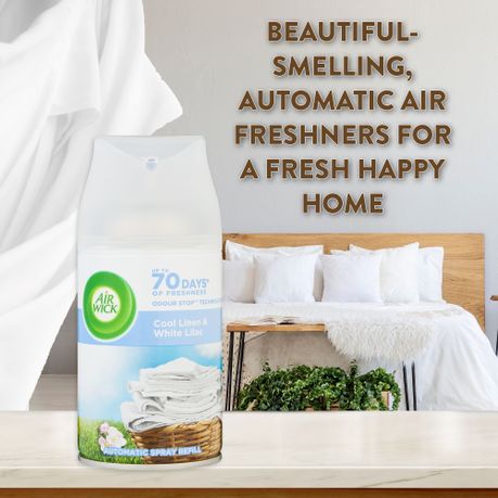 Airwick 250ml - Freshmatic Automatic Spray - Refill - Cool Linen & White  Lilac, Shop Today. Get it Tomorrow!
