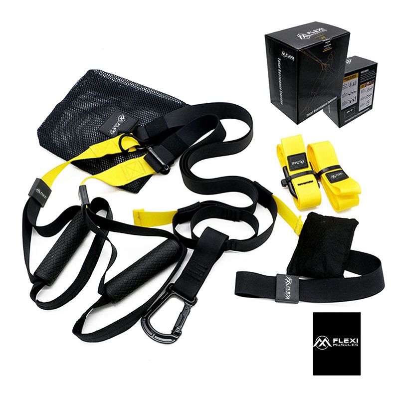 Flexi Muscles Suspension Trainer System: Ideal for Full Body Workouts