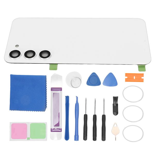 S23+ Back Glass White w/Tools
